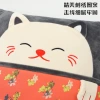 Cute cartoon animal throw pillow quilt, Kanglewu Maneki Neko throw pillow quilt, two-in-one thick throw blanket details Picture